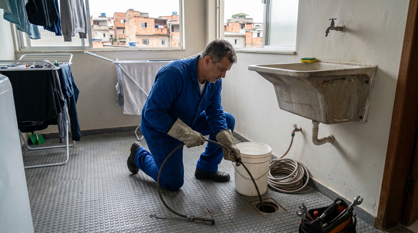 Desentupimento de Ralos Externos no Carumbé, Cuiabá‑MT